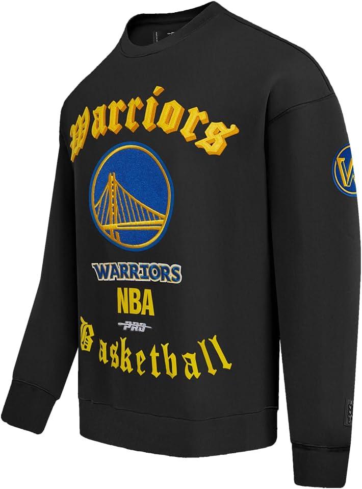 imagePro Standard Mens NBA Old English Crewneck SweatshirtBlack