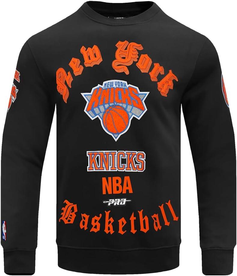 imagePro Standard Mens NBA Old English Crewneck SweatshirtBlack