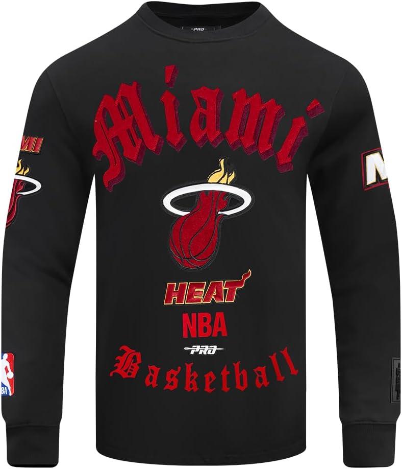 imagePro Standard Mens NBA Old English Crewneck SweatshirtBlack