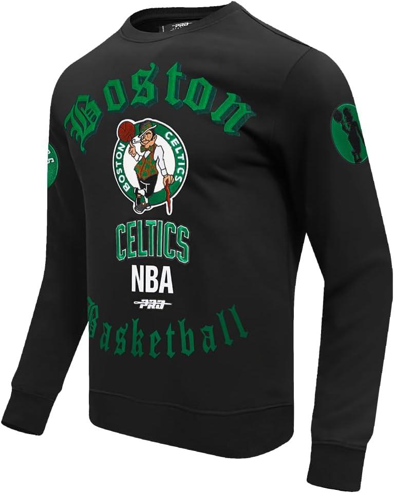 imagePro Standard Mens NBA Old English Crewneck SweatshirtBlack