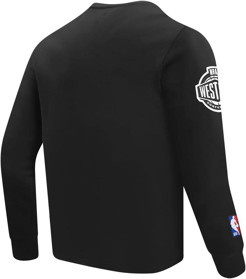 imagePro Standard Mens NBA Old English Crewneck SweatshirtBlack