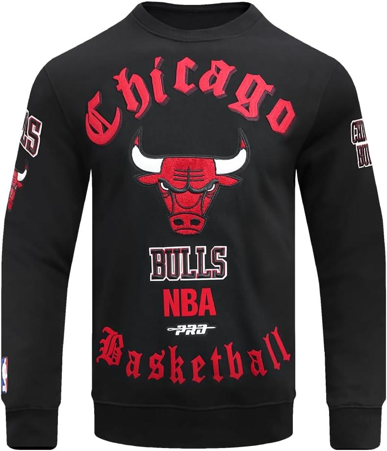 imagePro Standard Mens NBA Old English Crewneck SweatshirtBlack
