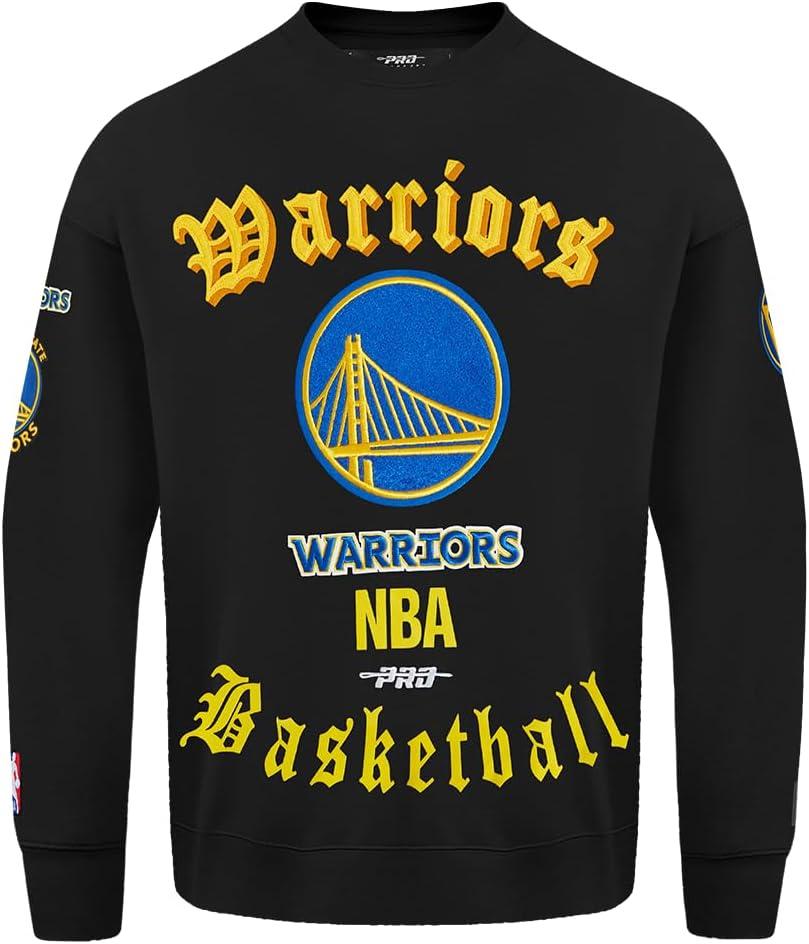 imagePro Standard Mens NBA Old English Crewneck SweatshirtBlack