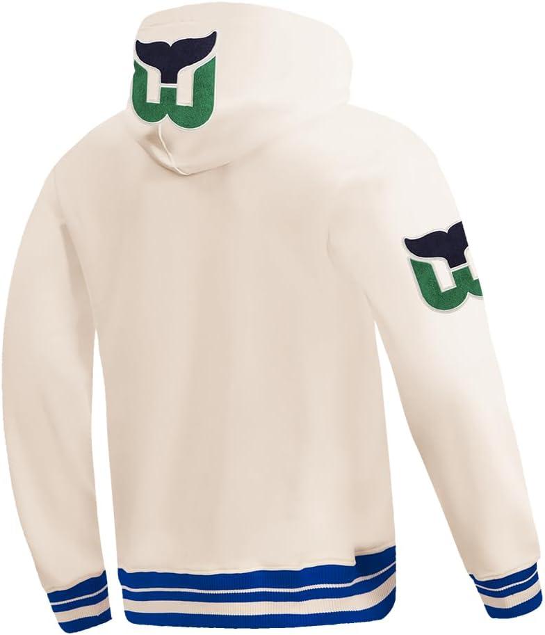 imagePro Standard Mens NBA Old English Crewneck SweatshirtEggshellDodger Blue