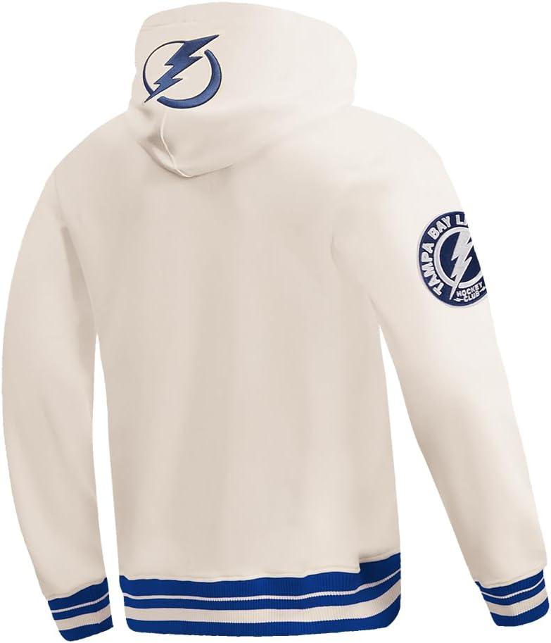 imagePro Standard Mens NBA Old English Crewneck SweatshirtEggshellDodger Blue