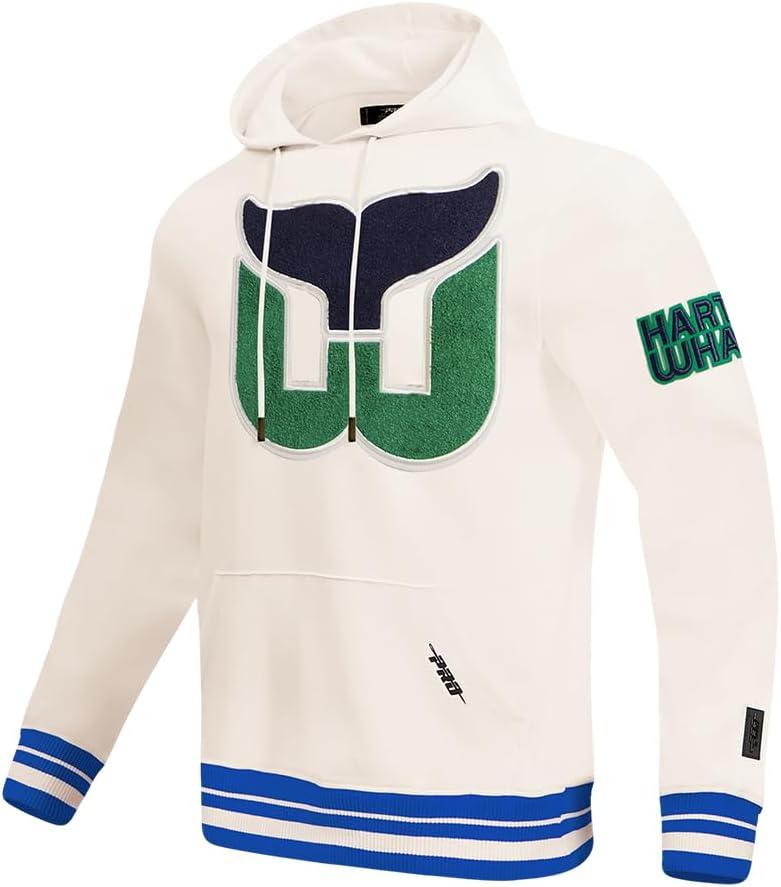 imagePro Standard Mens NBA Old English Crewneck SweatshirtEggshellDodger Blue