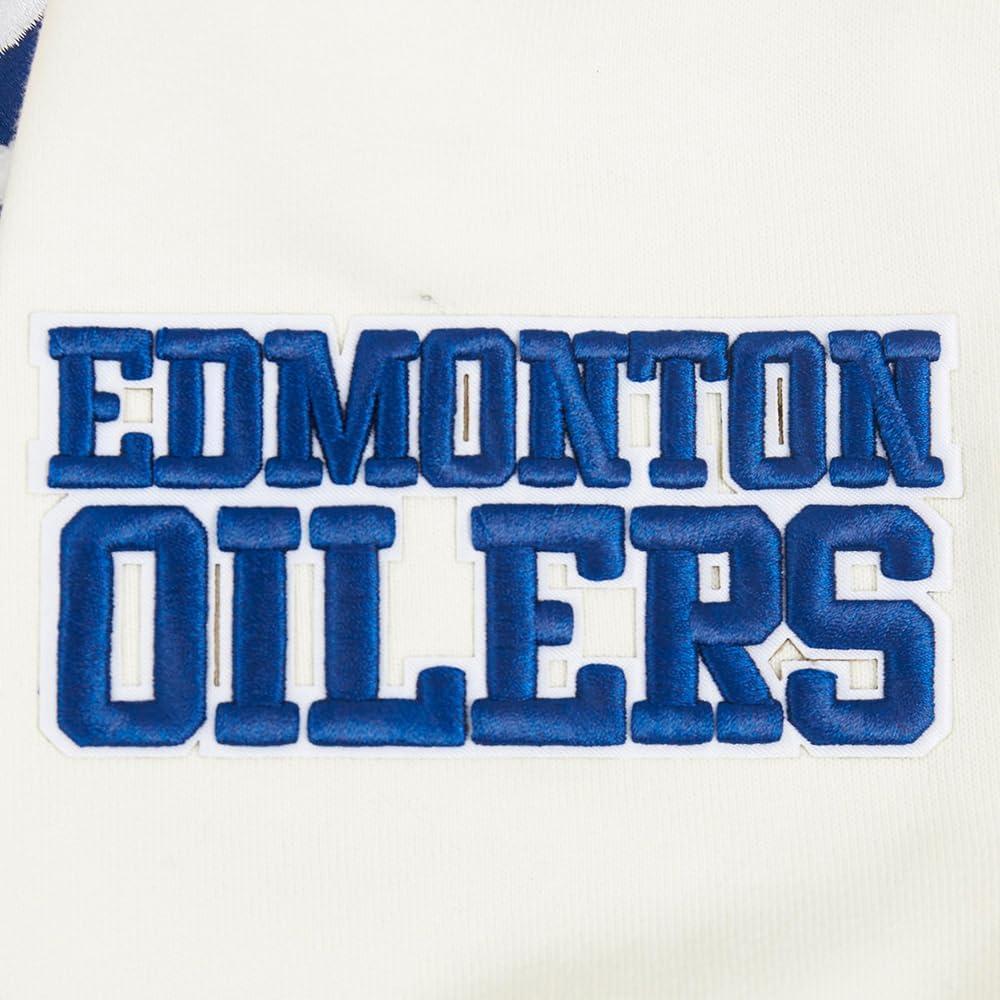 imagePro Standard Mens NBA Old English Crewneck SweatshirtEggshellDodger Blue