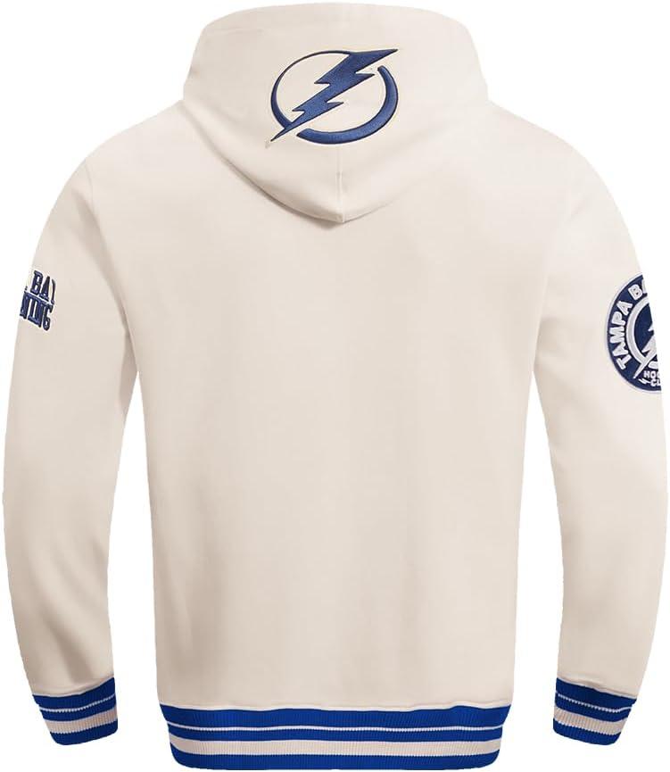 imagePro Standard Mens NBA Old English Crewneck SweatshirtEggshellDodger Blue