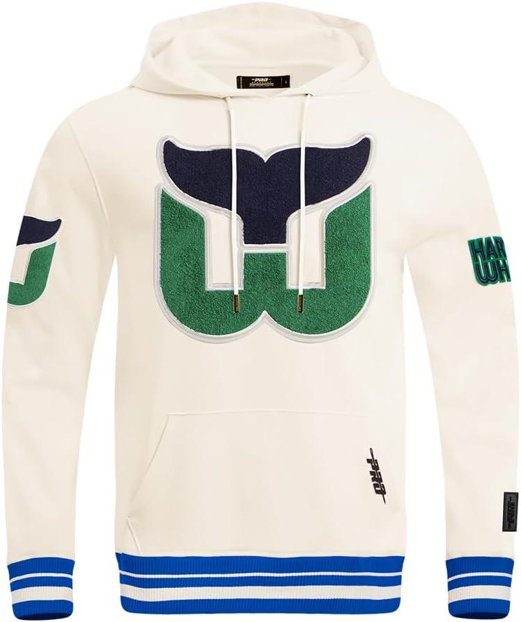 imagePro Standard Mens NBA Old English Crewneck SweatshirtEggshellDodger Blue