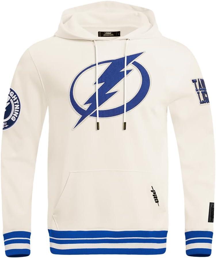 imagePro Standard Mens NBA Old English Crewneck SweatshirtEggshellDodger Blue