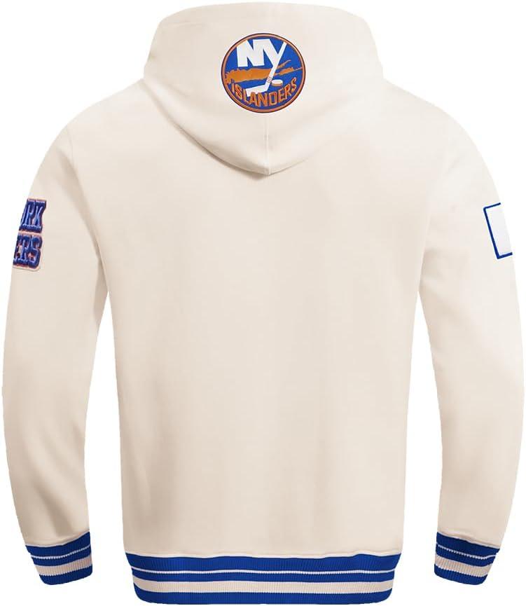 imagePro Standard Mens NBA Old English Crewneck SweatshirtEggshellRoyal Blue