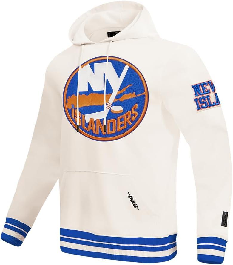 imagePro Standard Mens NBA Old English Crewneck SweatshirtEggshellRoyal Blue