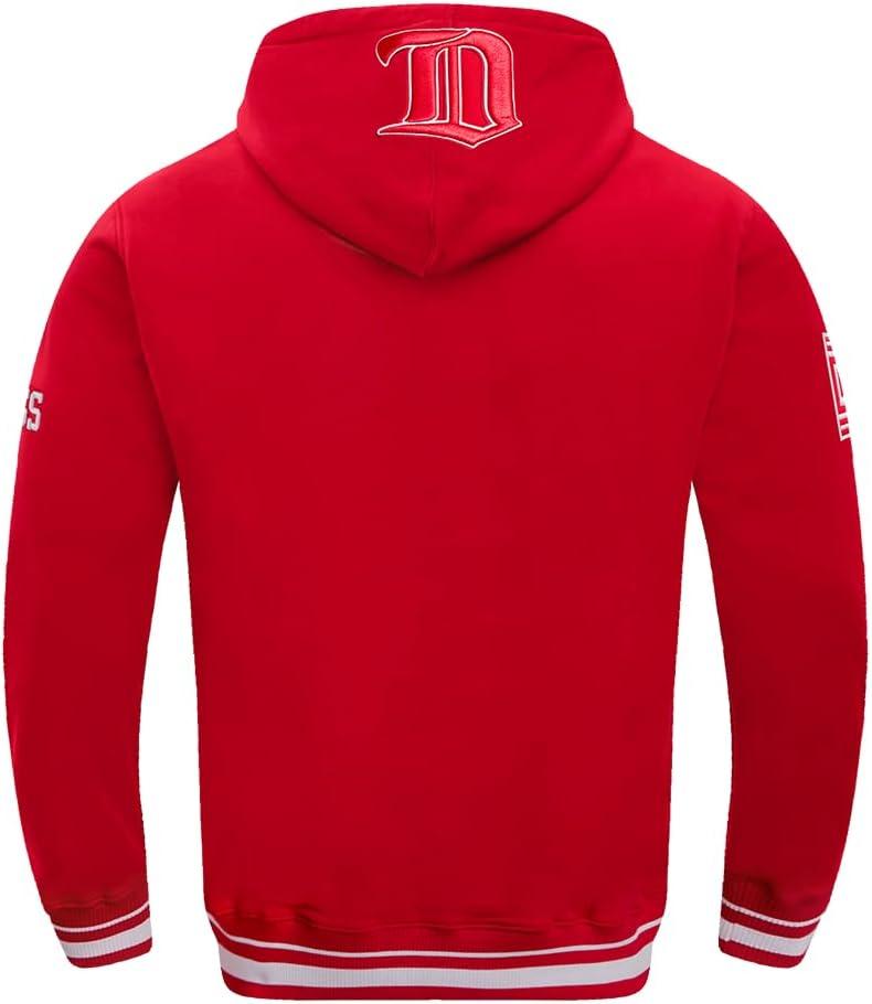 imagePro Standard Mens NBA Old English Crewneck SweatshirtRed