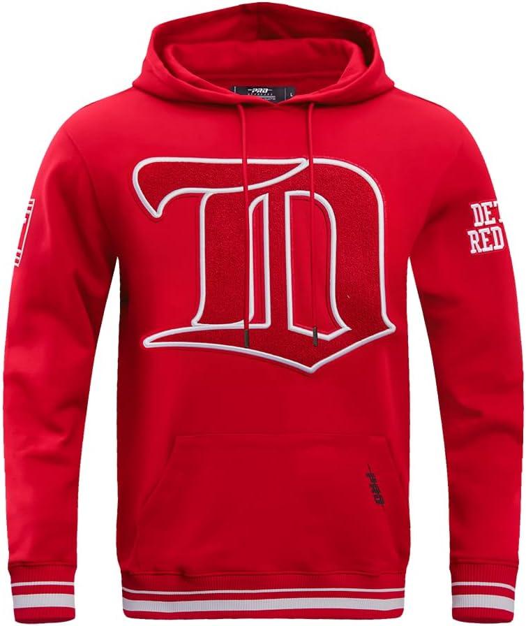 imagePro Standard Mens NBA Old English Crewneck SweatshirtRed