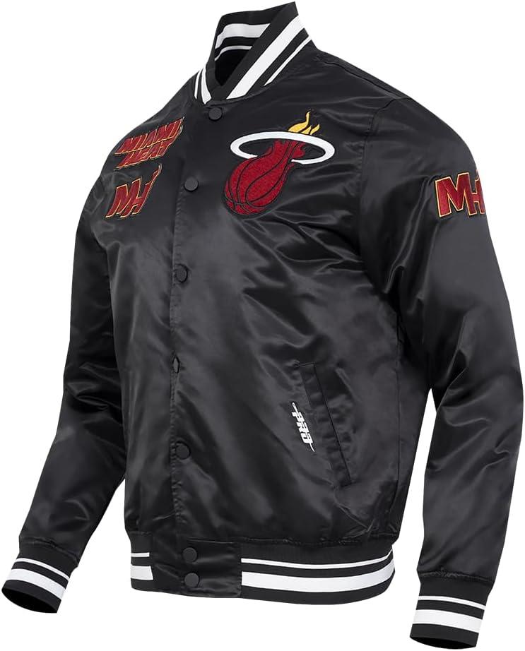 imagePro Standard Mens NBA Retro Classics Satin JacketBlack