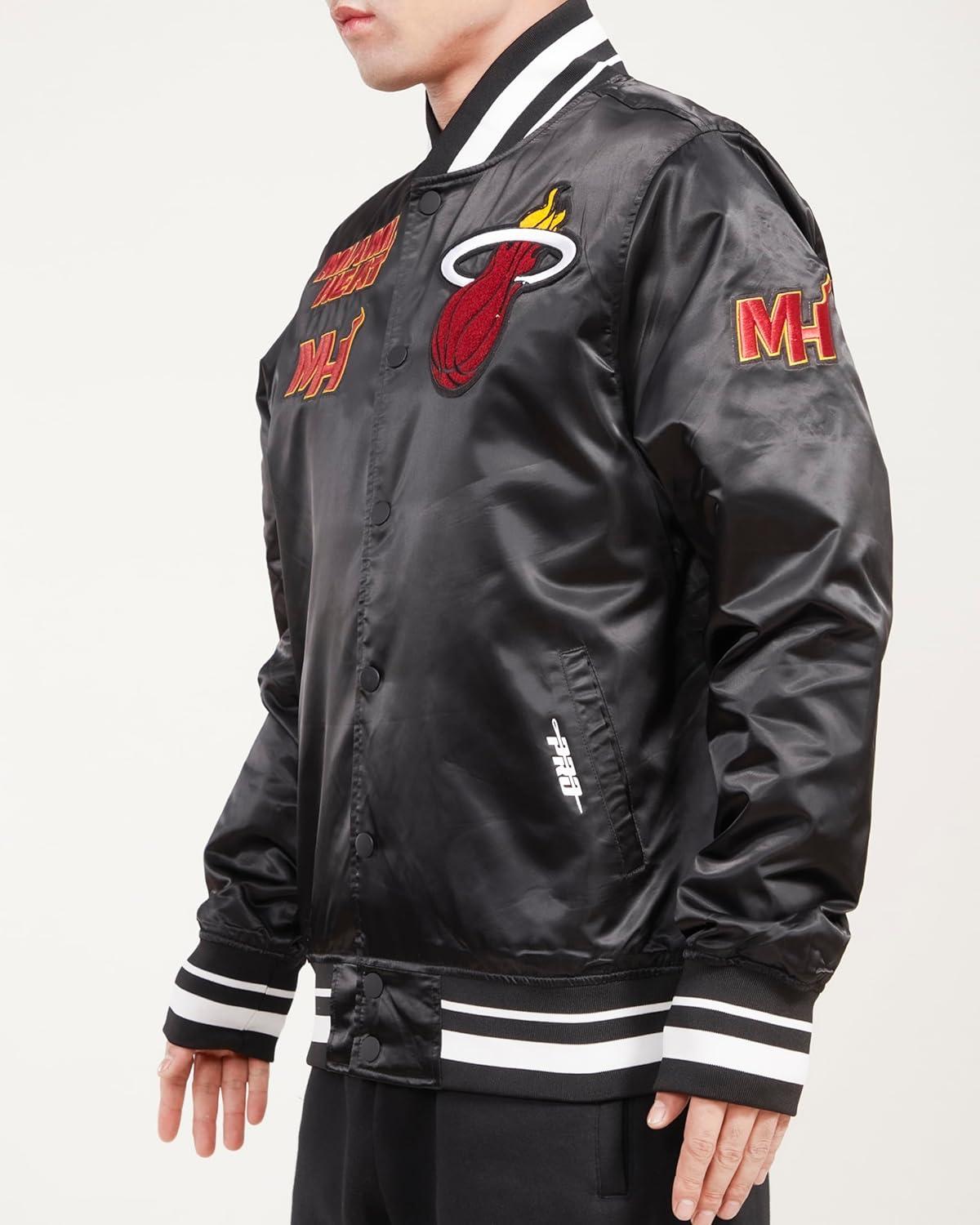 imagePro Standard Mens NBA Retro Classics Satin JacketBlack