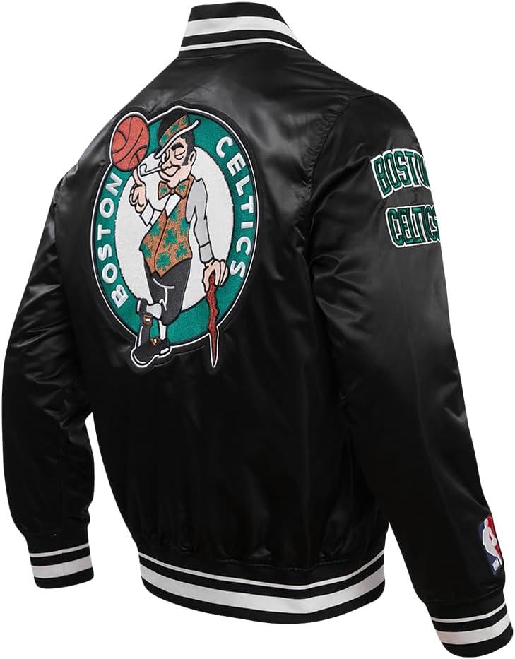 imagePro Standard Mens NBA Retro Classics Satin JacketBlack