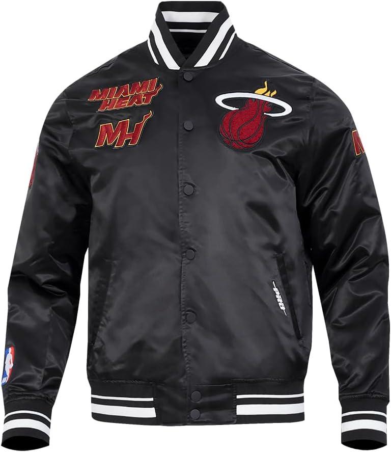 imagePro Standard Mens NBA Retro Classics Satin JacketBlack