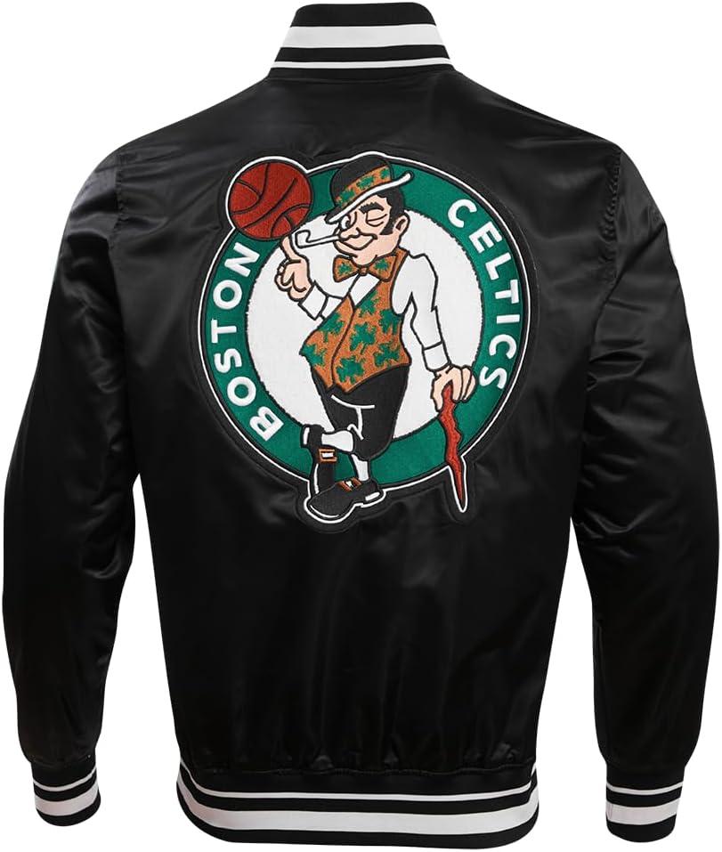 imagePro Standard Mens NBA Retro Classics Satin JacketBlack