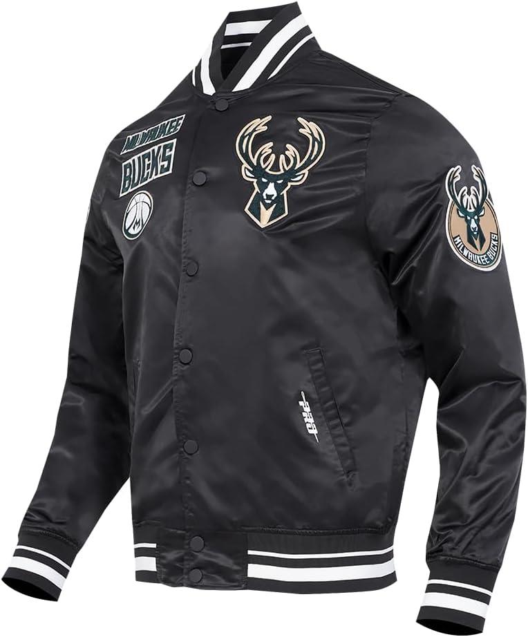 imagePro Standard Mens NBA Retro Classics Satin JacketBlack