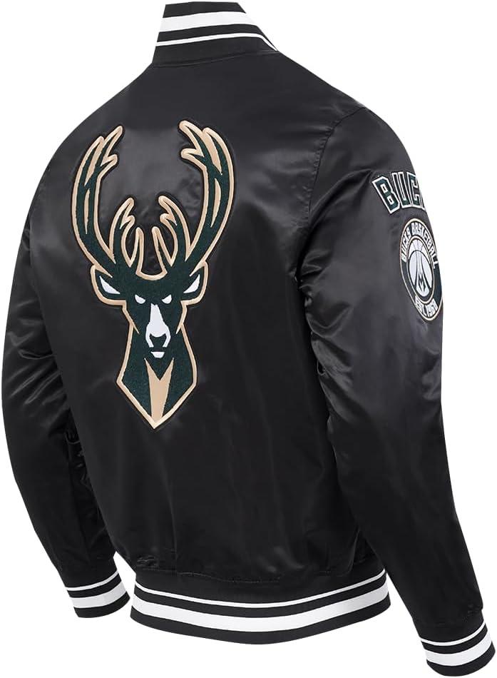 imagePro Standard Mens NBA Retro Classics Satin JacketBlack