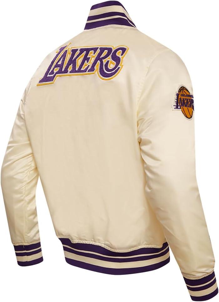 imagePro Standard Mens NBA Retro Classics Satin JacketEggshell Purple