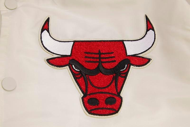 imagePro Standard Mens NBA Retro Classics Satin JacketEggshell Red