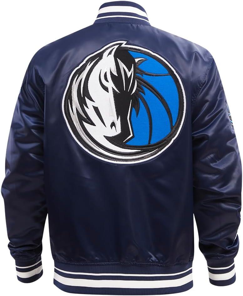 imagePro Standard Mens NBA Retro Classics Satin JacketMidnight Navy