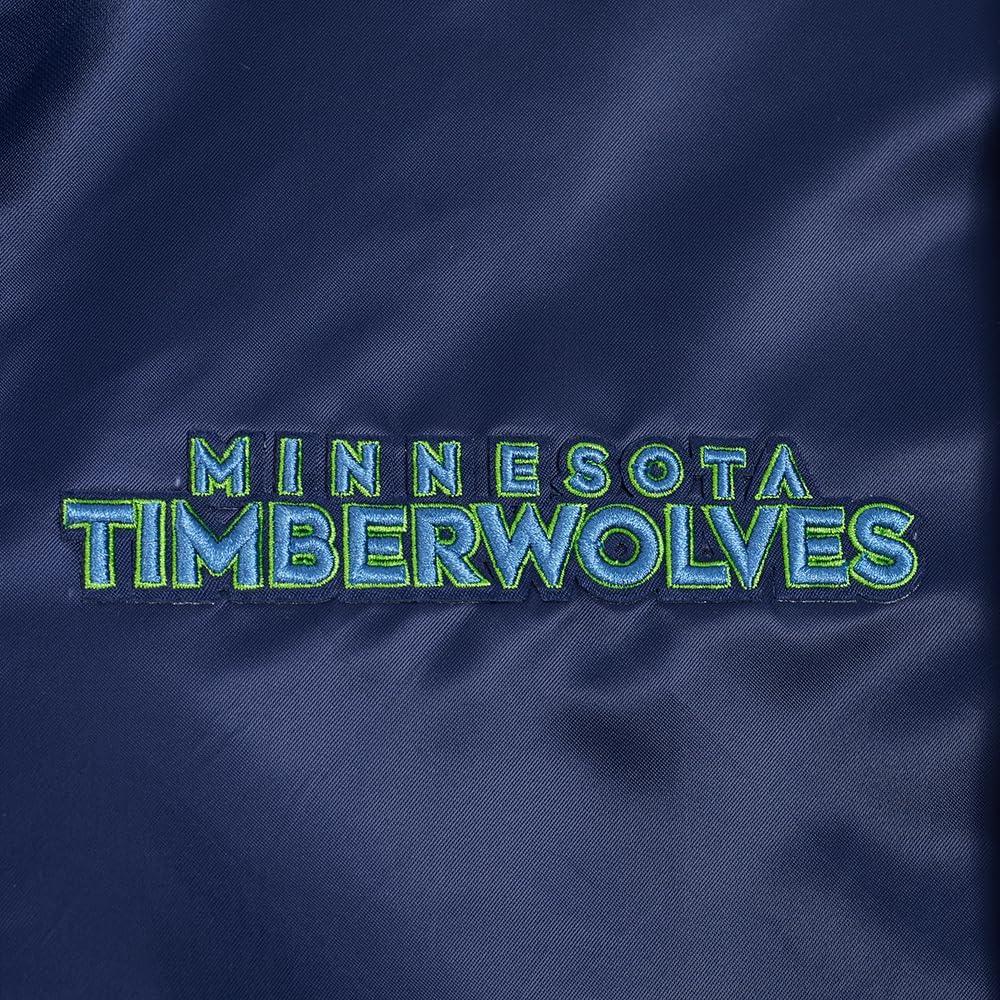 imagePro Standard Mens NBA Retro Classics Satin JacketMidnight Navy