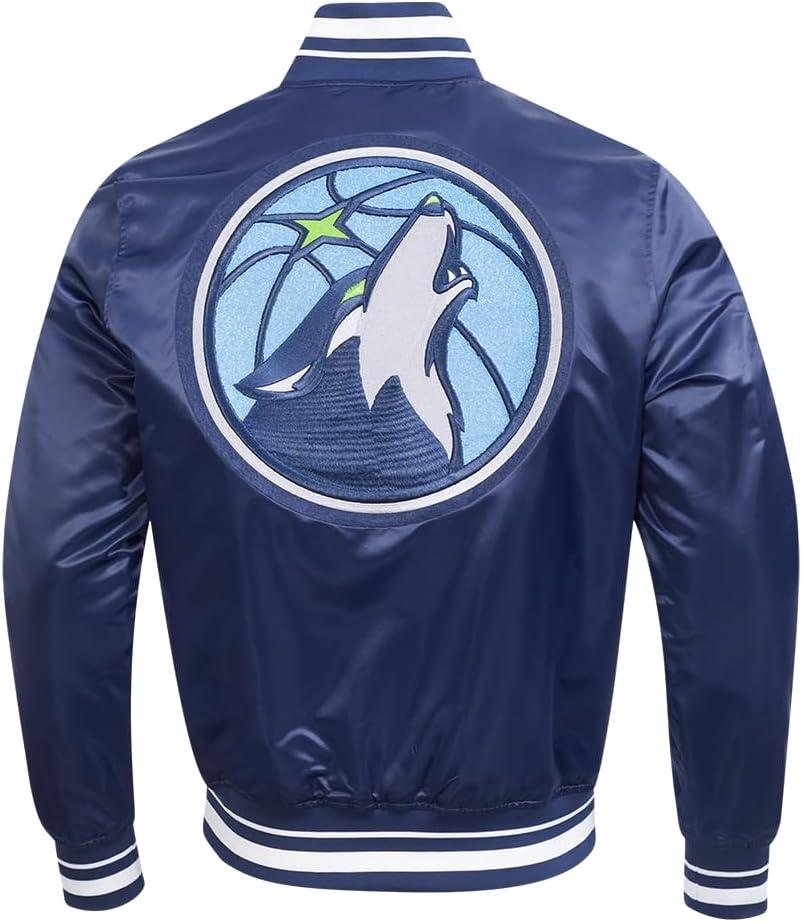 imagePro Standard Mens NBA Retro Classics Satin JacketMidnight Navy