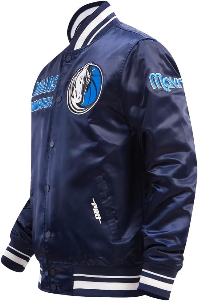 imagePro Standard Mens NBA Retro Classics Satin JacketMidnight Navy