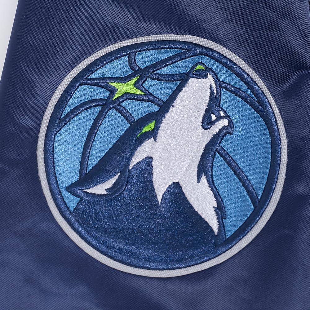 imagePro Standard Mens NBA Retro Classics Satin JacketMidnight Navy