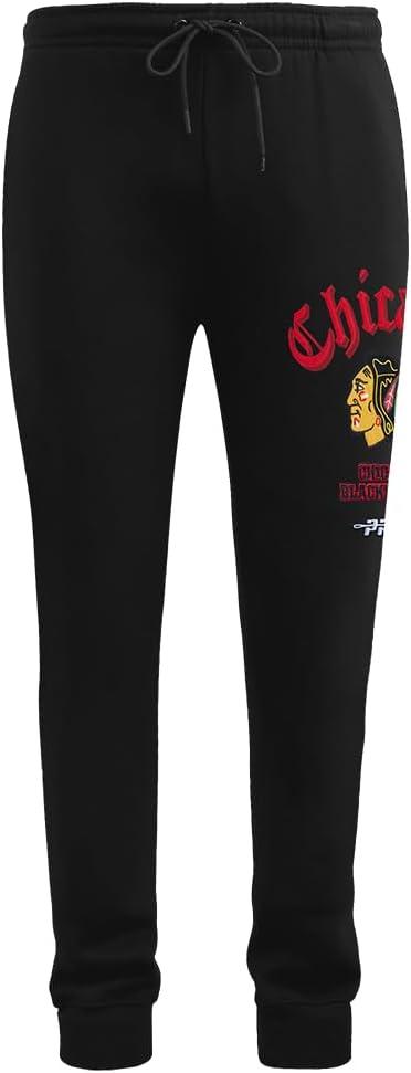 imagePro Standard Mens NHL Old English Rib SweatpantBlack