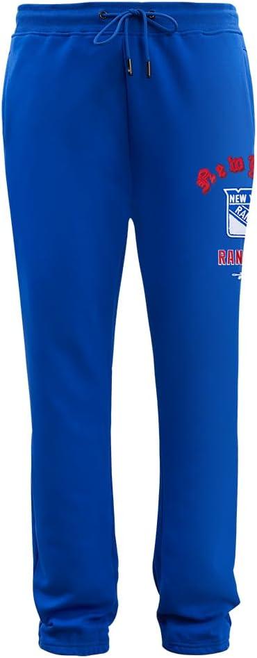 imagePro Standard Mens NHL Old English Rib SweatpantRoyal Blue