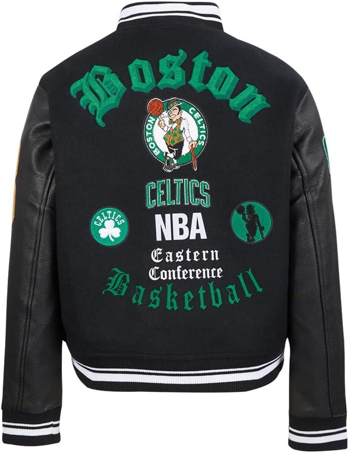 imagePro Standard Womens NBA Old English Varsity JacketBlack