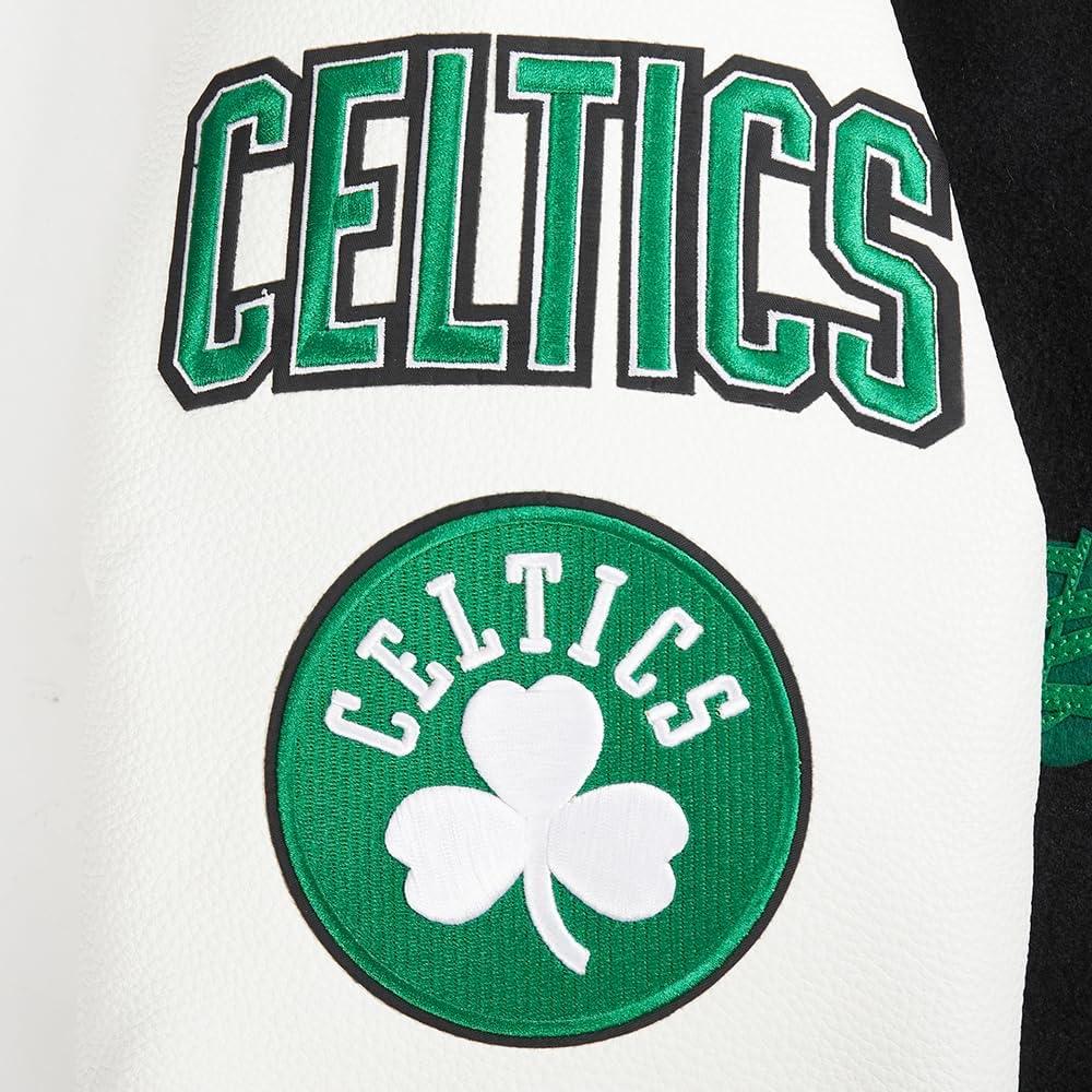 imagePro Standard Womens NBA Old English Varsity JacketBlackWhite