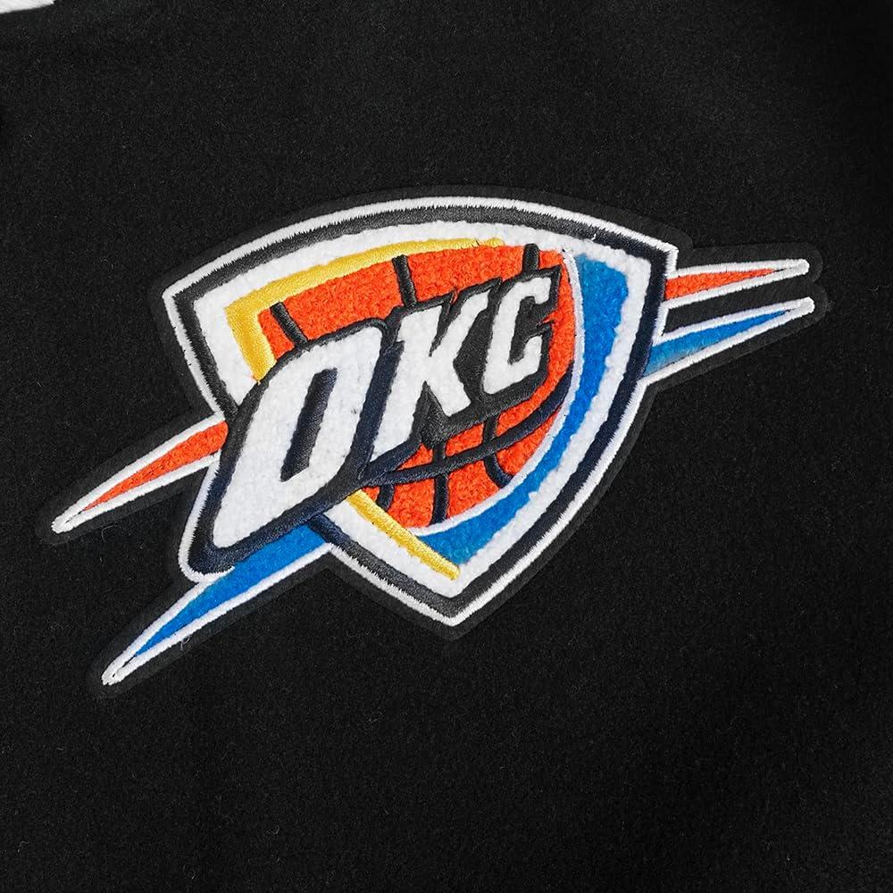 imagePro Standard Womens NBA Old English Varsity JacketBlackWhite