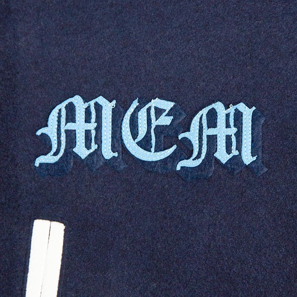 imagePro Standard Womens NBA Old English Varsity JacketMidnight NavyWhite