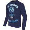 Pro Standard Mens NBA Old English Crewneck Sweatshirt(Midnight Navy)