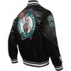 Pro Standard Mens NBA Retro Classics Satin Jacket(Black)
