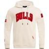 Pro Standard Mens NBA Old English Crewneck Sweatshirt(Eggshell)