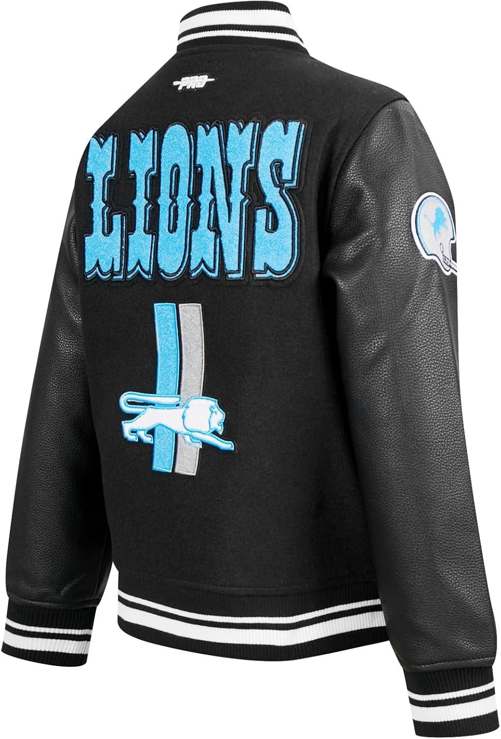 imagePro Standard Big Boys NFL Retro Classics Varsity JacketBlack