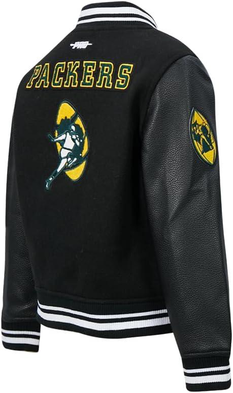 imagePro Standard Big Boys NFL Retro Classics Varsity JacketBlack