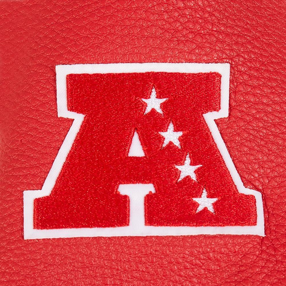 imagePro Standard Big Boys NFL Retro Classics Varsity JacketEggshell Red