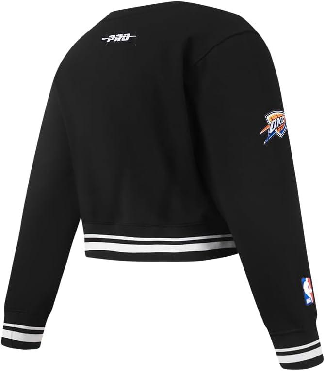 imagePro Standard Big Girls NBA Retro Classics Fleece Crewneck SweatshirtBlack