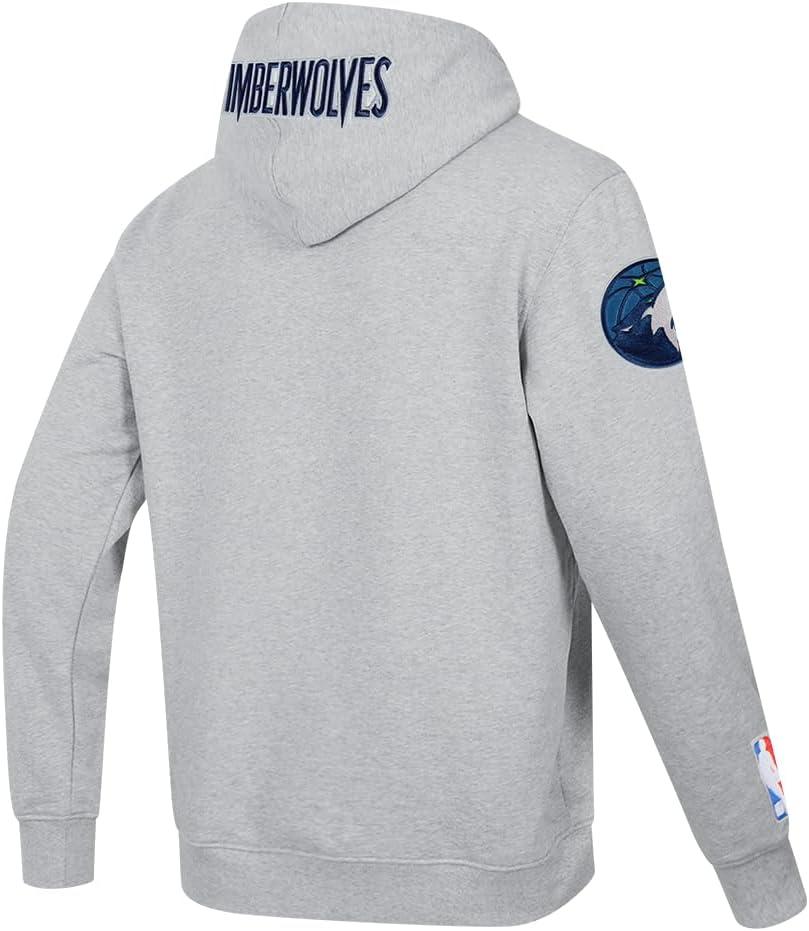 imagePro Standard Mens NBA Old English Pull Over HoodieHeather Grey