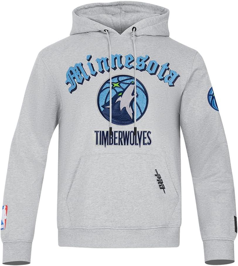 imagePro Standard Mens NBA Old English Pull Over HoodieHeather Grey