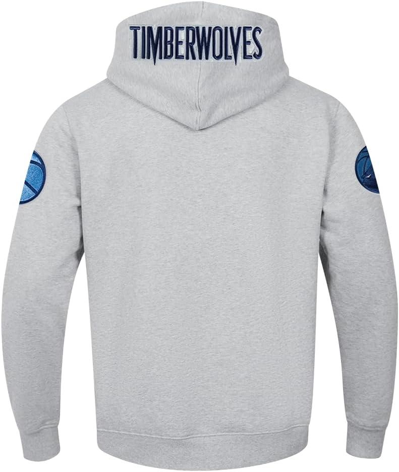 imagePro Standard Mens NBA Old English Pull Over HoodieHeather Grey