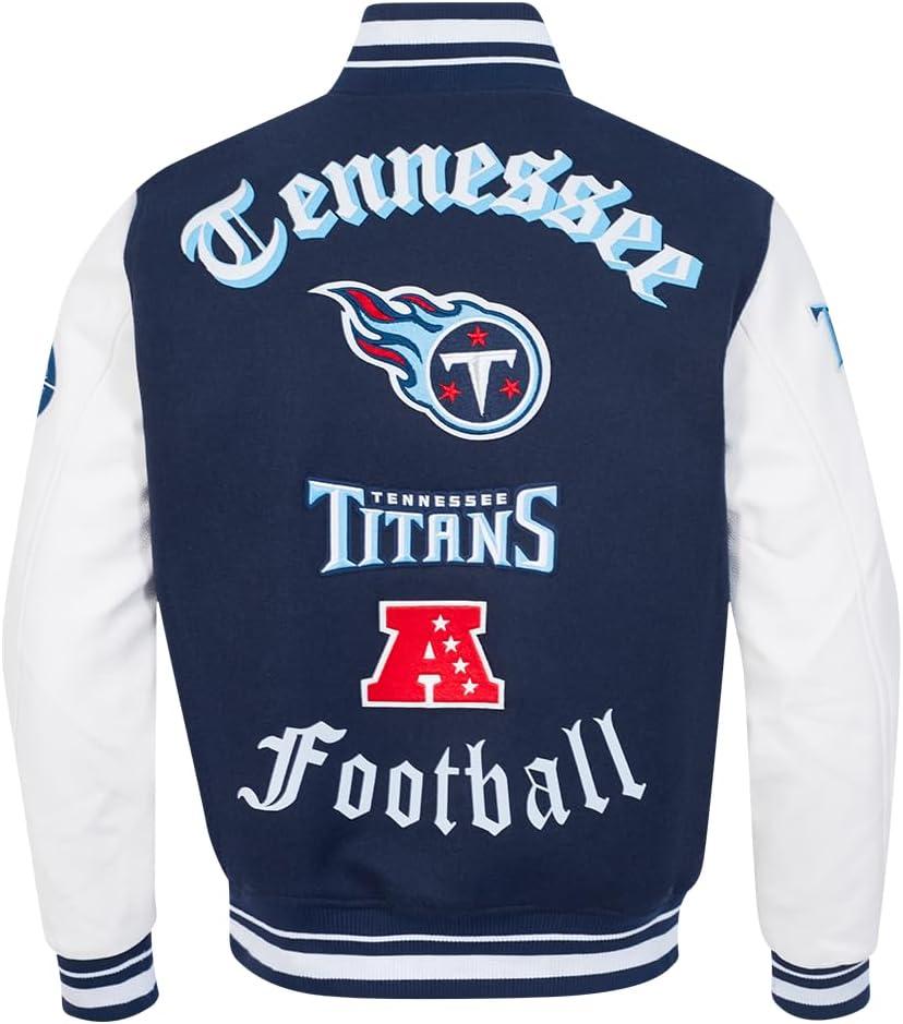 imagePro Standard Mens NFL Old English Varsity JacketBlue