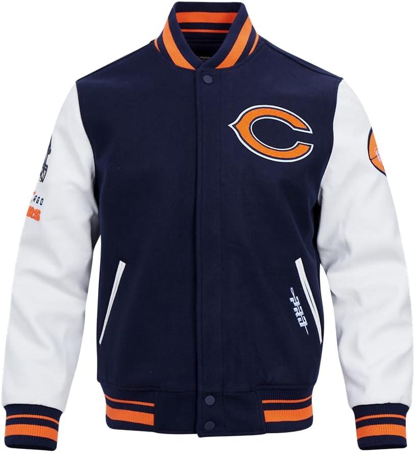 imagePro Standard Mens NFL Old English Varsity JacketBlue